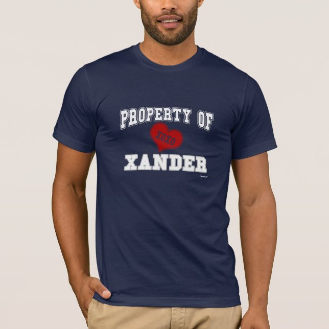 Eigentum von Xander T-Shirt (Vorderseite)