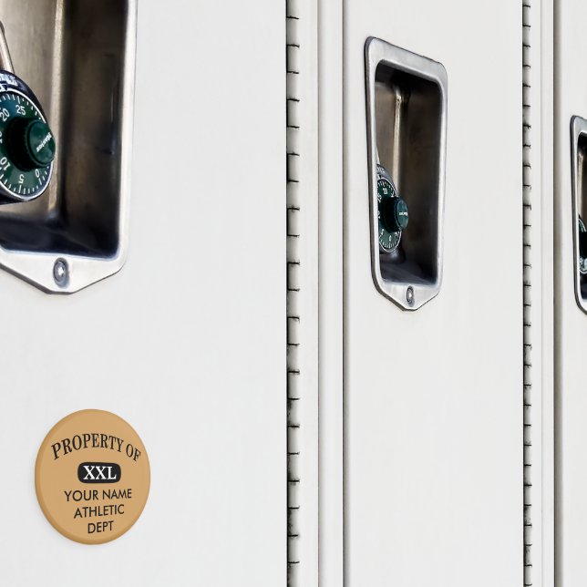 Eigentum von XXL Ihr Name Magnet (In Situ (Schrank))
