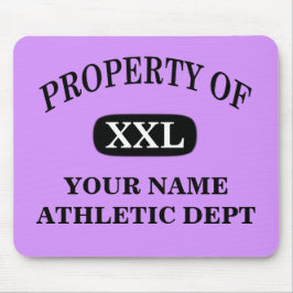 Eigentum von XXL Ihr Name Mousepad