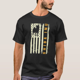 Eigentümer der amerikanischen Flagge Shiba Inu Shi T-Shirt