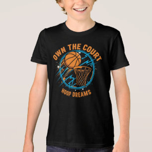 Eigentümer des Court Basketball T - Shirt - Hoop D