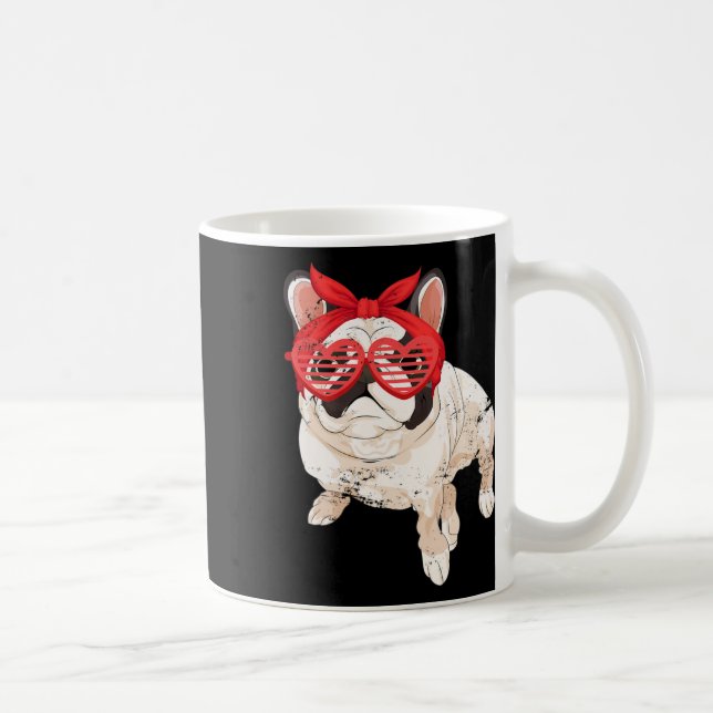 Eigentümer Sungles Bandana Fun French Bulldog Fren Kaffeetasse (Rechts)