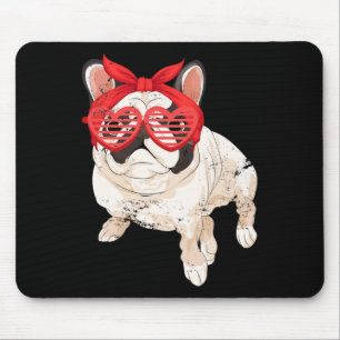 Eigentümer Sungles Bandana Fun French Bulldog Fren Mousepad