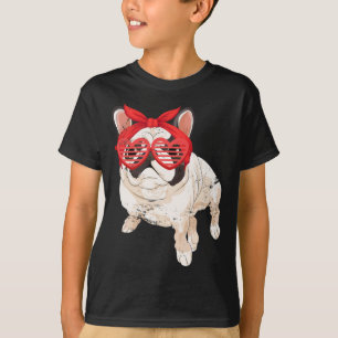 Eigentümer Sungles Bandana Fun French Bulldog Fren T-Shirt