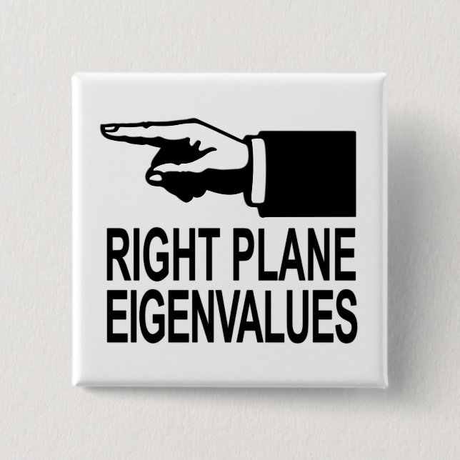 Eigenwerte des rechten Flugzeug Button (Vorderseite)