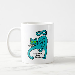 Eigenwillige Expressive Katze Kaffeetasse