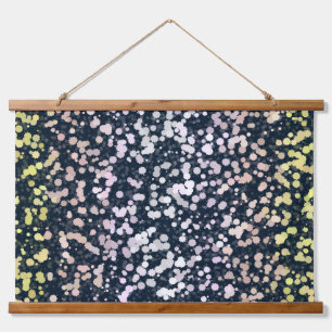 Eigenwillige Süße Retro Boho Flora Pangender-Stolz Wandteppich Mit Holzrahmen