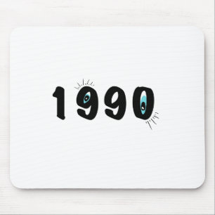 Eigenwilliges Mauspad mit Eye-Grafik von 1990   Kü