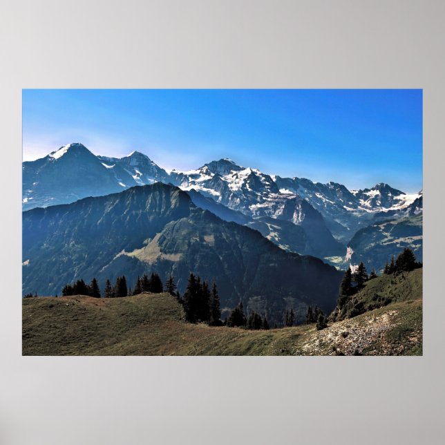 Eiger, Monch, Jungfrau Poster (Vorne)