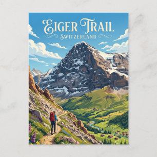 Eiger Schweiz Postkarte