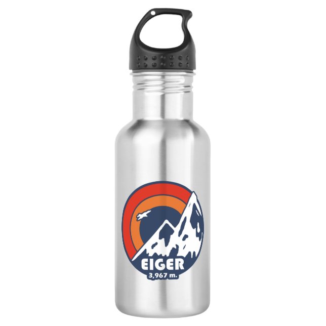 Eiger Sun Eagle Edelstahlflasche (Vorderseite)