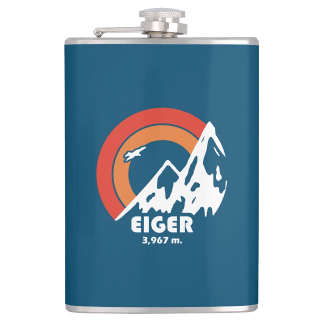 Eiger Sun Eagle Flachmann (Vorderseite)