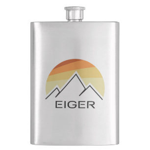 Eiger Switzerland Retro Flachmann