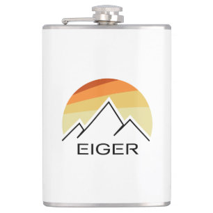 Eiger Switzerland Retro Flachmann