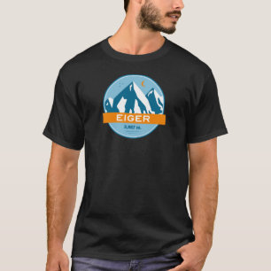 Eiger Switzerland Stars Moon T-Shirt