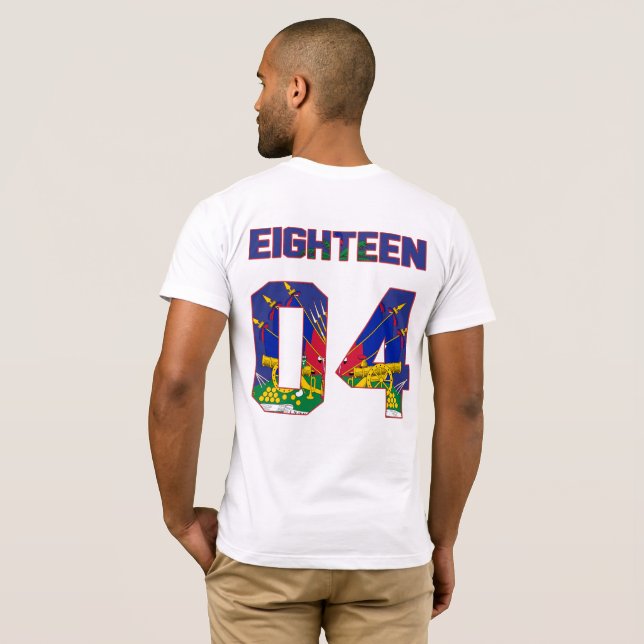 EIGHTEEN04 T-Shirt (Schwarz voll)