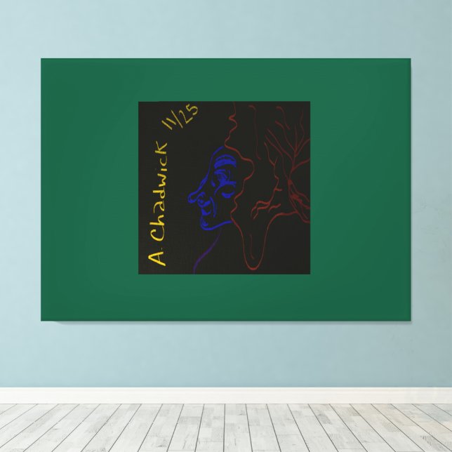 Eighteenth Century Red-haired Baron Leinwanddruck (Insitu (Holzboden))