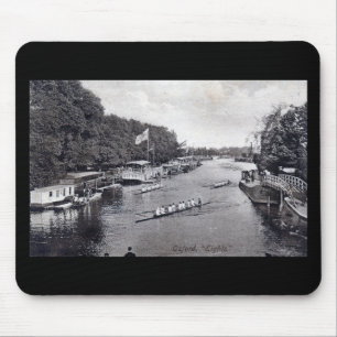 Eights Crew Rowing, Oxford England Vintage auf Deu Mousepad