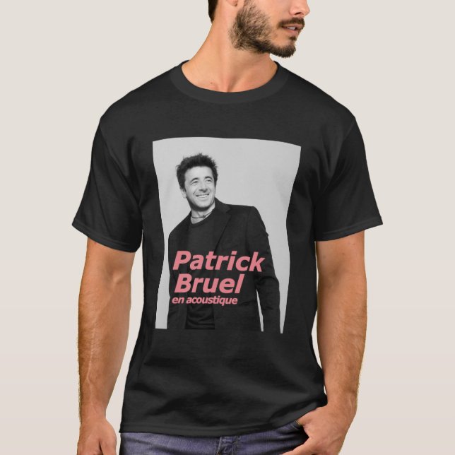 eigpatrick bruel TOURNEE ACOUSTIQUE T-Shirt (Vorderseite)
