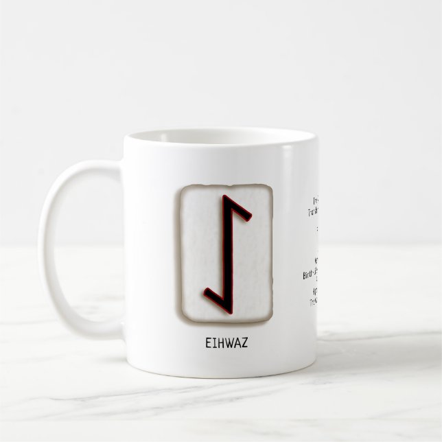 EihwazRune Stone-Tasse Kaffeetasse (Links)