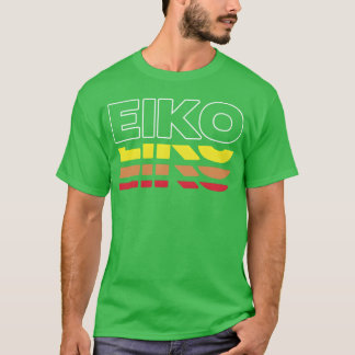 Eiko Vorname Lustig Vintage Sonnenuntergang Eiko v T-Shirt