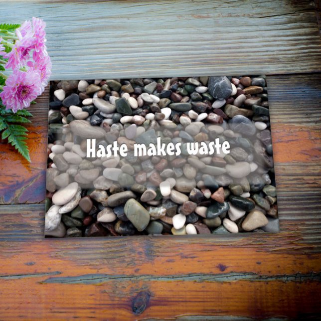 Eile mit Weile Motivationsposter  Poster (Von Creator hochgeladen)