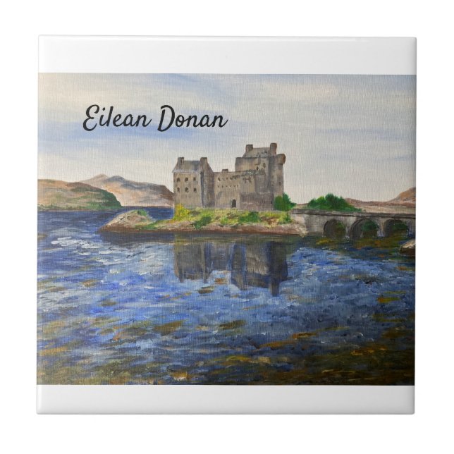 Eilean Donan Castle Fliese (Vorderseite)
