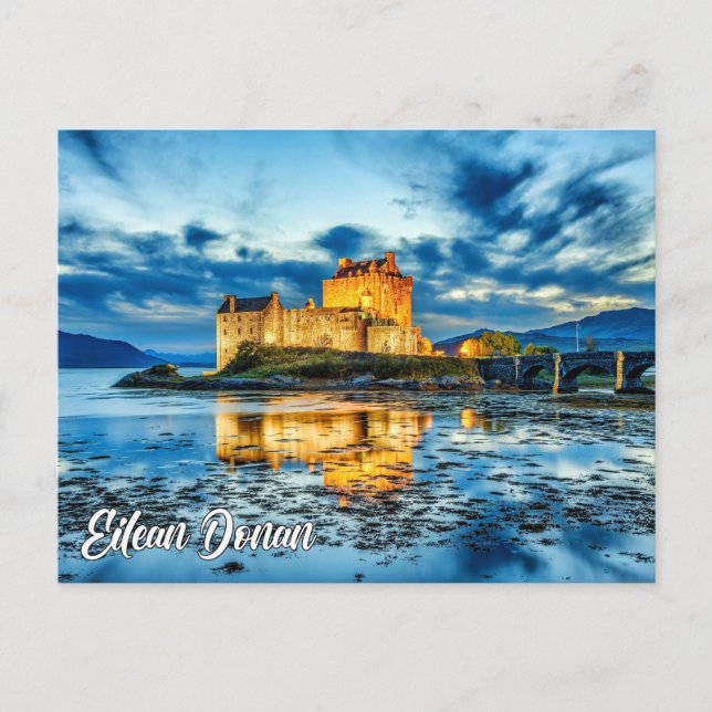 Eilean Donan Castle, Highlands, Scotland Postkarte (Vorderseite)