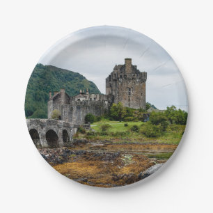 Eilean Donan Castle, Loch Duich - Schottland, Groß Pappteller