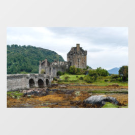 Eilean Donan Castle, Loch Duich - Schottland, UK Fensteraufkleber