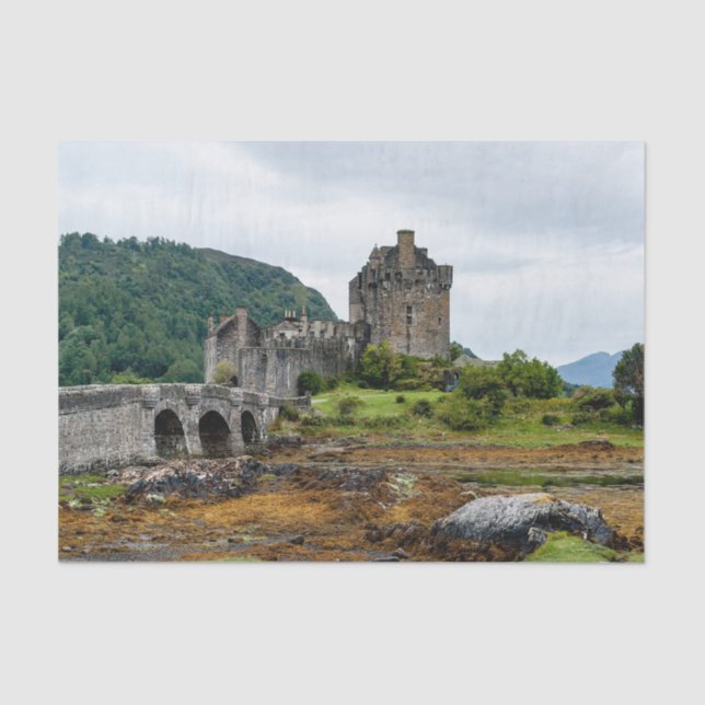 Eilean Donan Castle, Loch Duich - Schottland, UK Seidenpapier (Vorderseite)