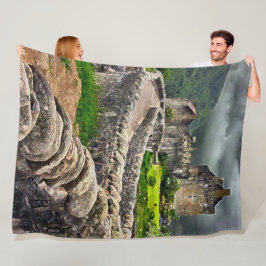 Eilean Donan Castle, Schottland Akryllische Kunst Fleecedecke