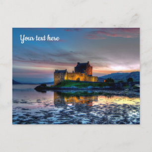 Eilean Donan Castle, Schottland Postkarte