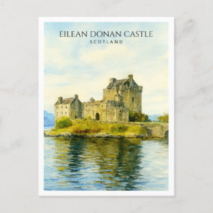 Eilean Donan Castle Schottland - Reise Postkarte