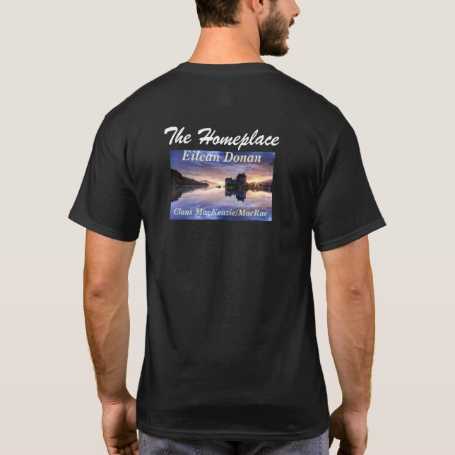 Eilean Donan - Clans MacKenzie/MacRae T-Shirt (Rückseite)