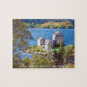 Eilean Donan in Schottland - MacKenzie/MacRae Clan Puzzle