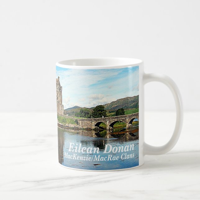 Eilean Donan - MacKenzie/MacRae Clans Tasse (Rechts)