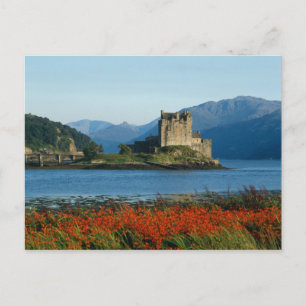Eilean Donan Schloss, Hochländer, Schottland 3 Postkarte