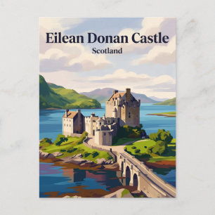 Eilean Donan Schloss Schottland Postkarte