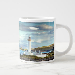 Eilean Musdile Lighthouse Schottland Landschaftlic Jumbo-Tasse