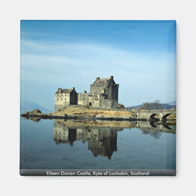 Eileen Donan Castle, Kyle of Lochalsh, Schottland Magnet (Vorne)