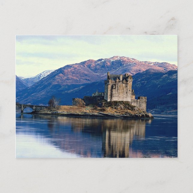 Eileen Donan Castle, Loch Duich, Schottland Postkarte (Vorderseite)