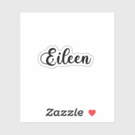 Eileen Name - Handgeschriebene Kalligrafie Aufkleber