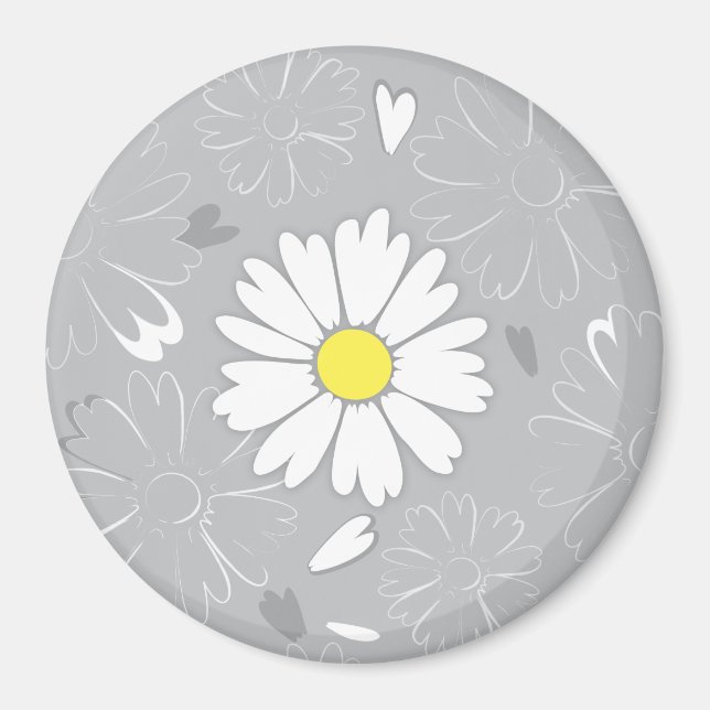 Eilin's Gänseblümchen Magnet (Vorne)