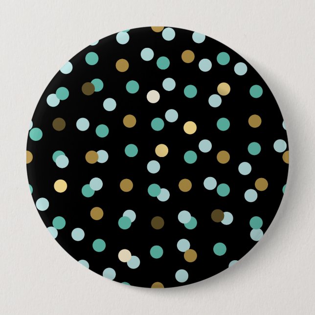 Eilins trendiges Muster Button (Vorderseite)