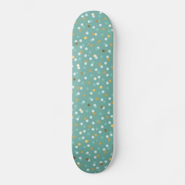 Eilins trendy Muster 3 Skateboard (Vorderseite)