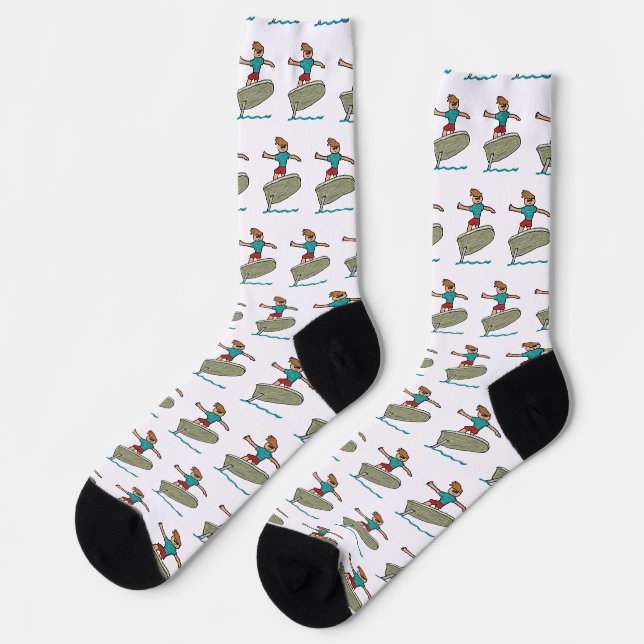 Eilsurfing Socken (Linkes Detail)