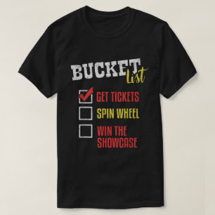 Eimer-Liste-Game-Show-Funny-Checkliste-Shirt T-Shirt