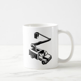 Eimer-LKW-KirschPflücker Retro Tasse