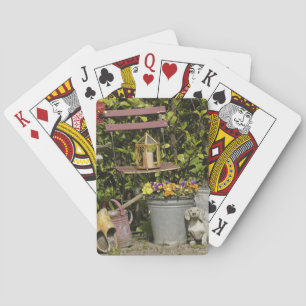 Eimer, Schuhe und Blumen, Zaanse Schans, Spielkarten